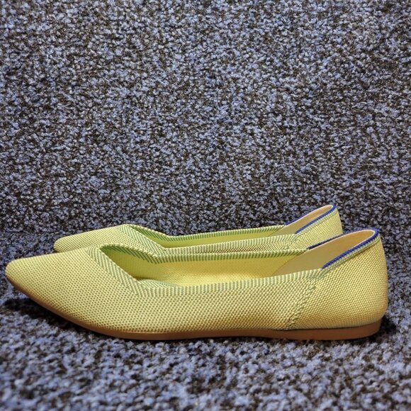 Rothys The Point Women's Size 7 US Mint Green Pointed Toe Slip on Flat Shoes - Picture 3 of 13